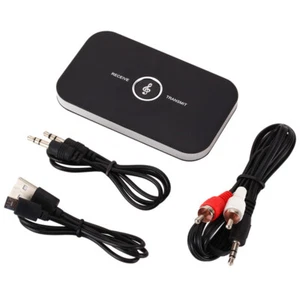 2 in 1 Bluetooth Transmitter & Receiver B6 Bluetooth Audio Transmitter Black - Afbeelding 1 van 5