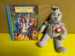 Plush Tin Man, Sugar Loaf The Wizard of Oz Nanco & Vintage HB Wizard of OZ Book