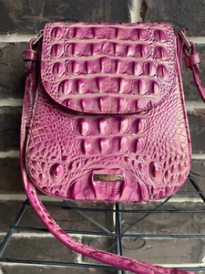 NWT BRAHMIN Everlee Crossbody Bag small Rouge Blush rose pink gold - Picture 1 of 6