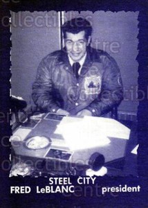 1975-76 HCA Steel City Vacuum #19 Fred LeBlanc