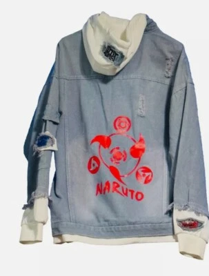 Bioworld Naruto Adult MED Unisex Denim Jacket/New - Image 1 of 3