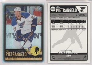 2012-13 O-Pee-Chee Black Rainbow Foil /100 Alex Pietrangelo #350