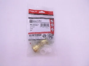 Mainline Push Connect Straight Coupling Lead Free Brass 3/4"x 3/4" MLU016LF - Picture 1 of 3