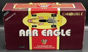 Carousel 1 1973 Eagle 1/18 Indy 500 Bill Vukovich Jr Sugaripe Prune # 4702 *NEW - Picture 1 of 10
