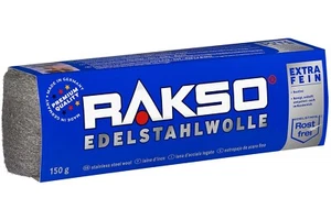 Rakso Edelstahlwolle extra fein - grob Korrosionsbeständig für Holz Metall Glas - Bild 1 von 39