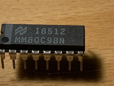 NSC MM80C98N -National IC - 3-STATE Hex Buffers 3-STATE Hex Inverters, DIP16.