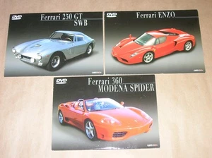 LOT 3 RARES DVD CARTEVISION FERRARI / MODENA SPIDER + 250 GT SWB + ENZO / NEUF - Imagen 1 de 1