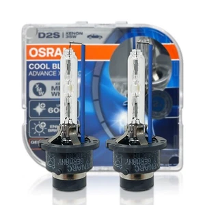Osram Cool Blue Advance D2S HID Xenon Headlight Bulbs 66240CBA 6000K - Pack of 2 - Picture 1 of 4