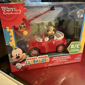 Jada Toys Disney Junior RC Mickey Mouse Club House Roadster Remote Control NEW - Picture 1 of 8