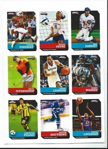 2017 BEN ZOBRIST SPORTS ILLUSTRATED 9 CARD LOT UNCUT SHEET W/H PULISIC ROOKIE - Picture 1 of 8