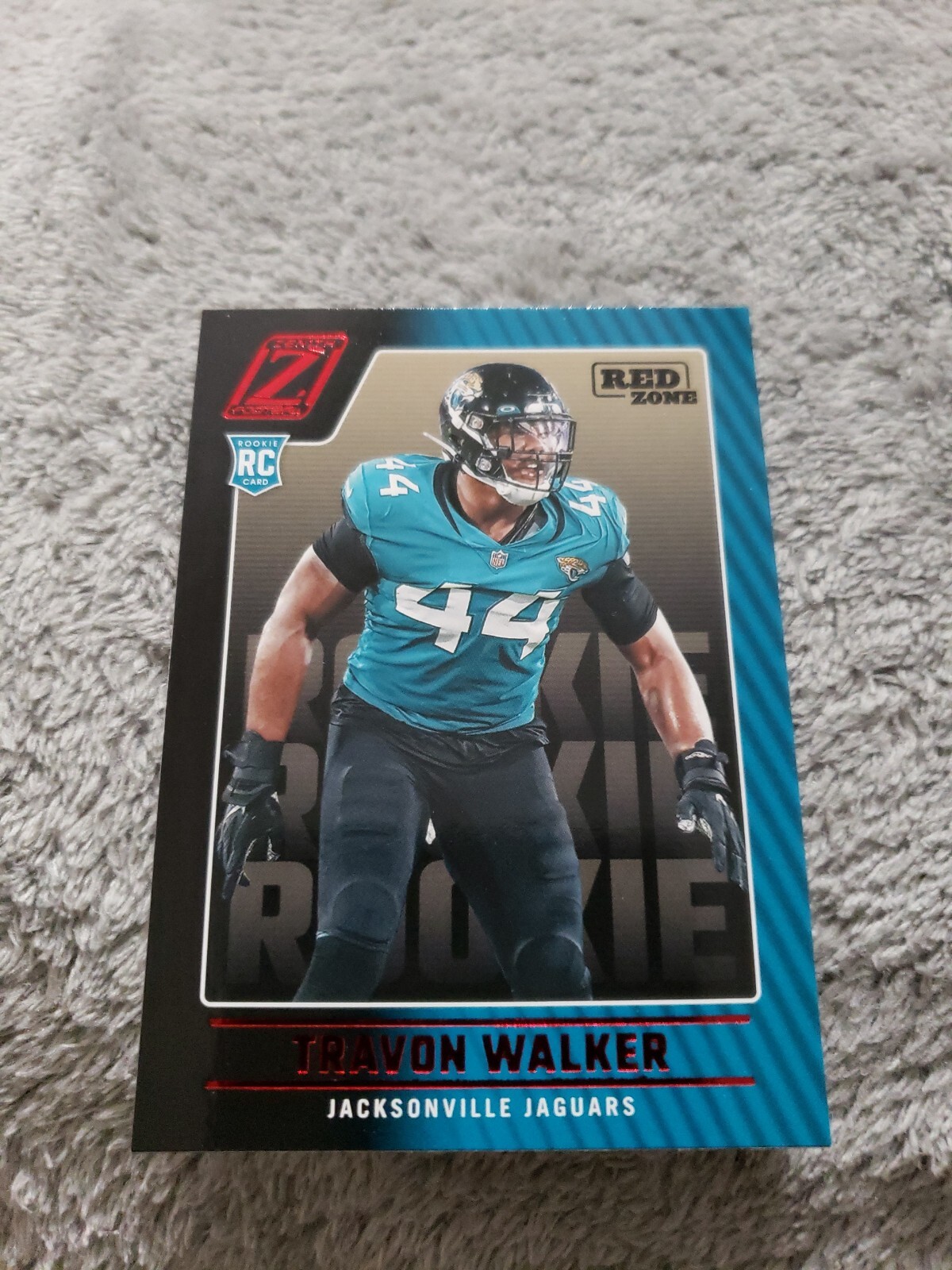 2022 Panini Zenith RC Rookie Red Zone Travon Walker #125 Jacksonville Jaguars