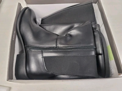 Style & Co Women's Eloisee Flat Tall Boots Black Size 11 M - Image 1 of 4
