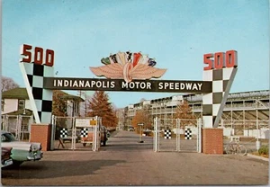Indianapolis, Indiana ~ Indianapolis Motor Speedway ~ Vintage Postkarte - Bild 1 von 2