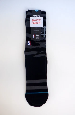 Houston Rockets Men's Stance Black Nightfall Camo Crew Socks - Large 9-12 Cover