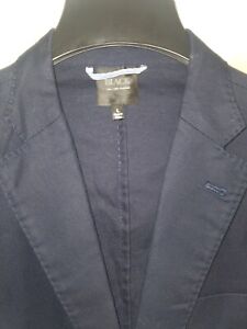 Saks Fifth Avenue Black Label Sport Coat Jacket Blazer Mens Large 42R MINT