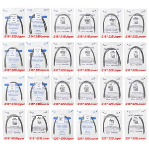 arcos de ortodoncia niti super elástico rectángulos ovoide dental - Picture 1 of 72