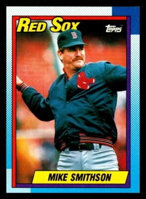 1990 Topps # 188 - Mike Smithson - Boston Red Sox - Image 1 of 2