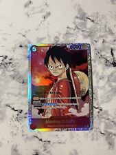 One Piece TCG Monkey D. Luffy ST01-012 Super Pre Release 1st Edition NM - Mint