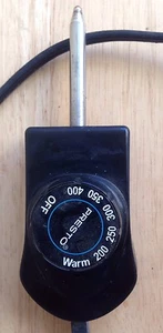 PRESTO HOT PLATE ELECTRIC SKILLET TEMPERATURE CONTROL CORD, 1500W, MODEL 0690005 - Picture 1 of 5
