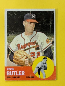 1963 Topps Baseball #201 Cecil Butler .... 34 - Imagen 1 de 2