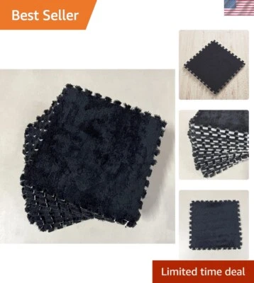 Juego de alfombrillas de espuma EVA suave - baldosas peludas para áreas de ejercicio y juego Foto 1 de 4