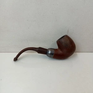 Petersons Smoking Pipe Sterling Silver Mounted Dublin Ireland Vintage - Picture 1 of 8