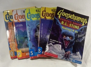 Goosebumps Lot (5) R.L. Stine – Series 2000 + 3 First Prints, Mutant, Mummy - Imagen 1 de 19