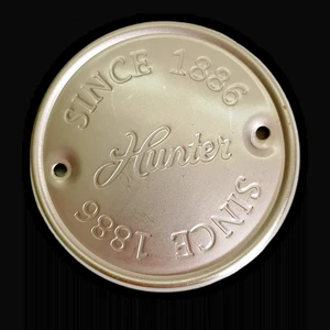 Hunter Ceiling Fan Cover Plate Decorative Canopy Cap Nickel or Pewter - Picture 1 of 7