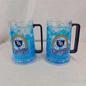 (2) 2015 Tampa Bay Rays Oktoberfest Kunststoff Gefrierbecher - Bild 1 von 6