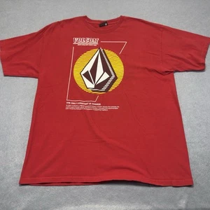 Volcom Shirt Adult Extra Large Red Snowboard Skateboard Surfing Ocean Outdoors - Picture 1 of 10