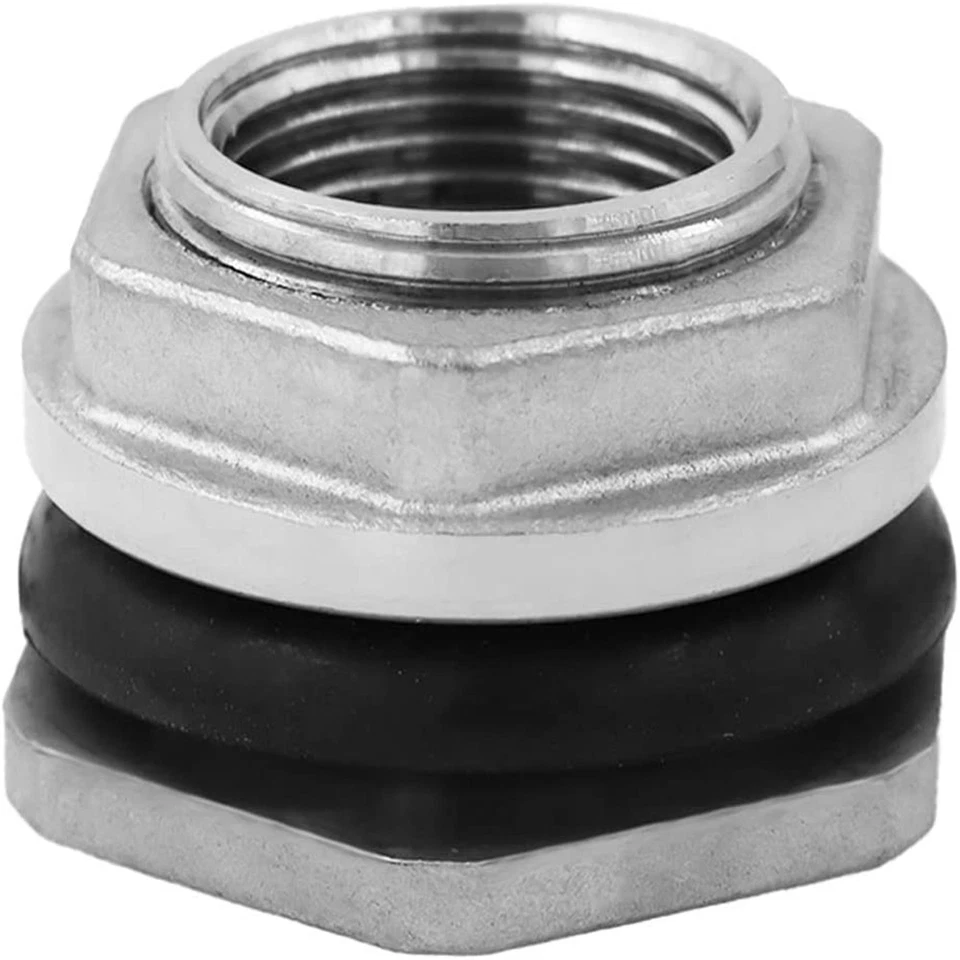 Water Tank Connector SUS304 Stainless Steel Thru-Bulk Fitting,Water Pipe3590 - Bild 1 von 1