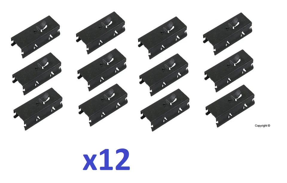 НАБОР ИЗ 12 ФЕТРОВЫХ ЗАЖИМОВ ДЛЯ ОКОН VOLKSWAGEN T1 BUG & SUPER BEETLE 1949-1977 - Изображение 1 из 1