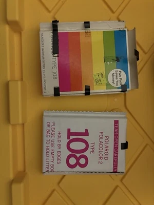 Polaroid Polacolor Type 108 Film 1  Film Vintage 1980, - Image 1 of 2