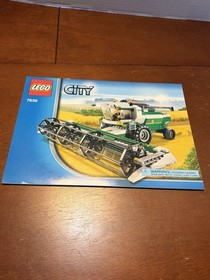 Lego City 7636 Combine Harvester INSTRUCTIONS ONLY 