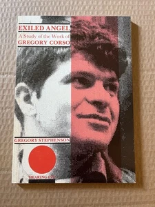 EXILED ANGEL STUDY OF WORK OF GREGORY CORSO by Gregory Stephenson 1989 paperback - Imagen 1 de 3
