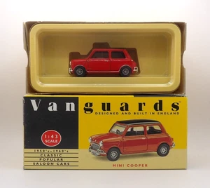 VANGUARDS VA25000 MINI COOPER RED/BLACK EXCELLENT BOXED 1:43 - Picture 1 of 7