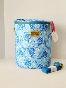 Cinghia di raffreddamento da spiaggia Lilly Pulitzer Turtley fantastica nuova con etichetta - Foto 1 di 6