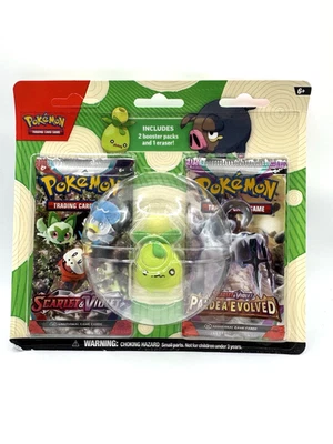 Pokémon TCG Back to School Eraser Blister Smoliv - Image 1 of 2