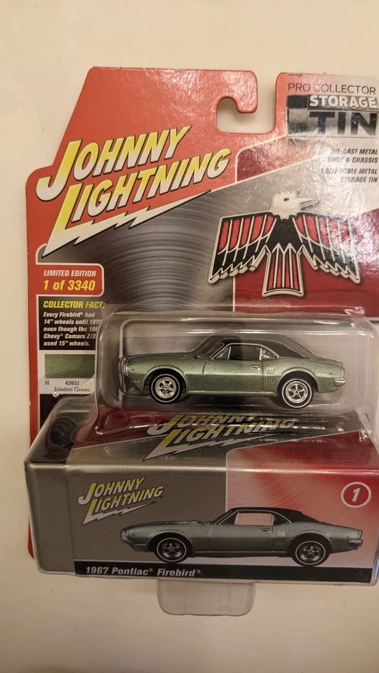 Johnny Lightning Pro Collector Storage Tin 1967 Pontiac Firebird - Image 1 of 1