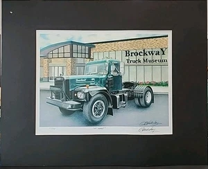 Brockway Truck "At Home" Art Print 15/150 By Jim Wonderling, Copyright 2010 - Imagen 1 de 9