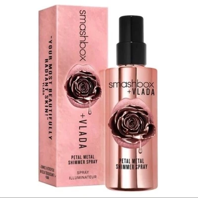 SMASHBOX + VLADA PETAL METAL Shimmer Spray Illuminator 3.9 oz / 116 ml NIB - Image 1 of 2