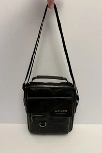 Weixier Men's Black Crossbody Medium Shoulder Bag VGC. - Picture 1 of 10