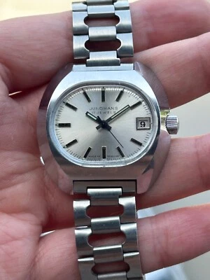 Junghans Vintage Manual Wind 620.52 Mint Condition White Dial TV Watch Men’s 39m - Image 1 of 4