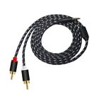 3.5mm Male to 2RCA Female Y Splitter Adapter Cable Audioed Cord Extension Line