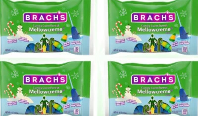 Brach's (PAQUETE DE 4) Elf Candy Cane Forest Mellowcreme Candy Bag - A GRANEL - 2 libras Foto 1 de 2