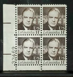Placa Fiorello LaGuardia #1397 como nueva NH #bloque (escaneo de stock) - Imagen 1 de 1