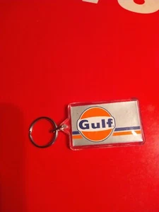 Vintage Gulf Gasoline Oil Key Chain - Picture 1 of 5