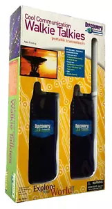 Discovery Channel Kid Walkie Talkies Portable Transmitter Cool Communication-New - Picture 1 of 10