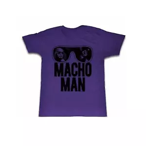 Adult Unisex Randy Macho Man Savage 1980s Replica Halloween Costume T-Shirt - Picture 1 of 9