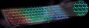 Full RGB Backlit Keyboard for MSI MS-1791 MS-1792 MS-1793 MS-1794 MS-1795 US - Picture 1 of 5
